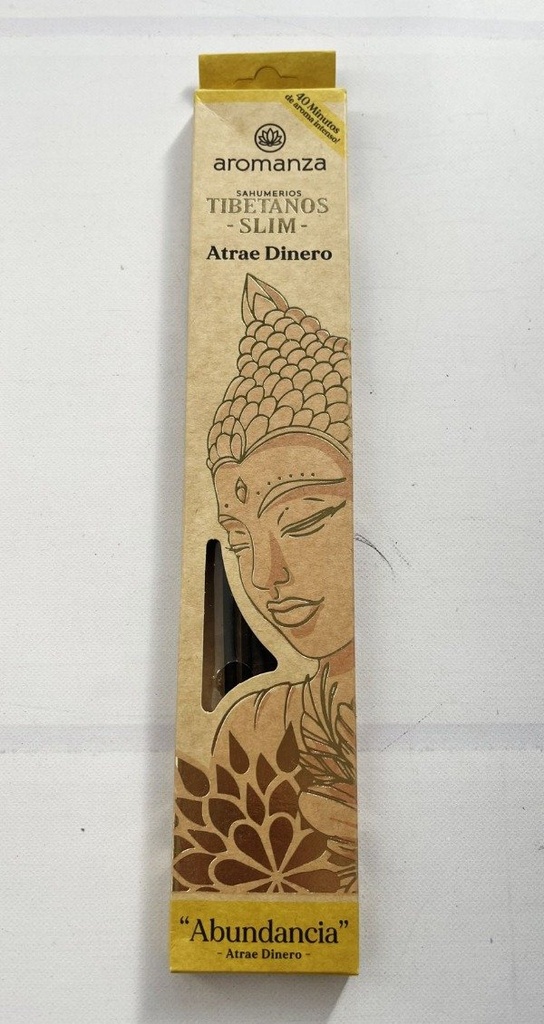 Sahumerios TIBETANOS SLIM Atrae Dinero x 10 uni AROMANZA
