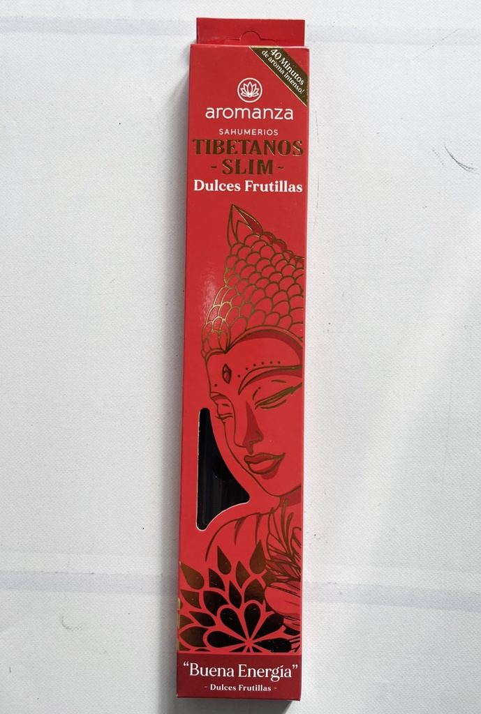 Sahumerios TIBETANOS SLIM Dulces Frutillas x 10 uni AROMANZA