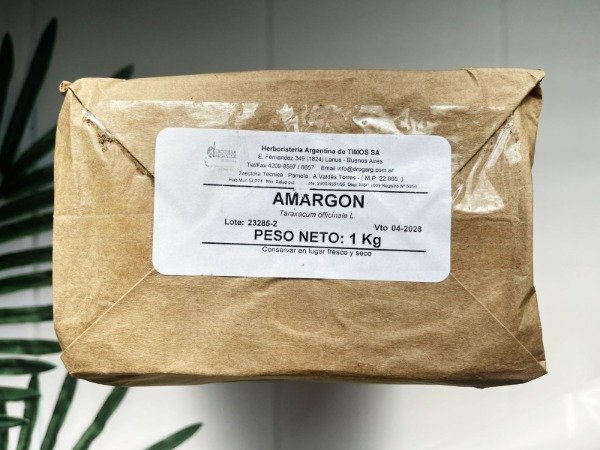 AMARGON importado DIENTE DE LEÓN x 1kg DROGUERIA ARGENTINA