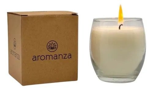VELA vaso esfera AROMA PIMPOLLO DE JAZMIN x 180GR AROMANZA
