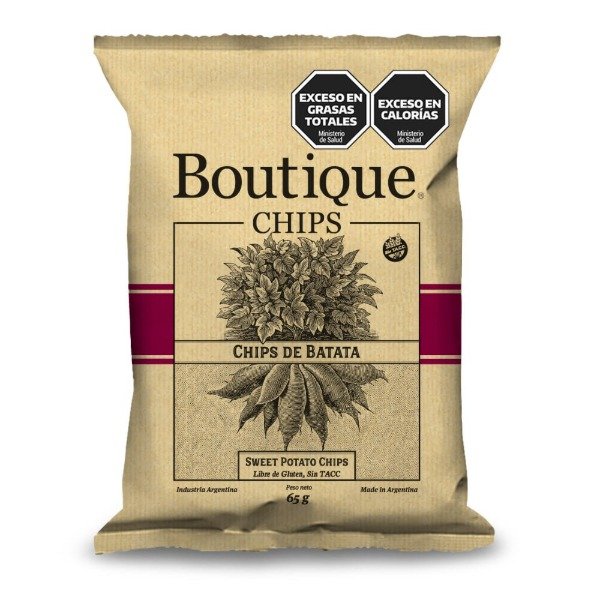 Chips de batata 65 gr SIN TACC BOUTIQUE CHIPS