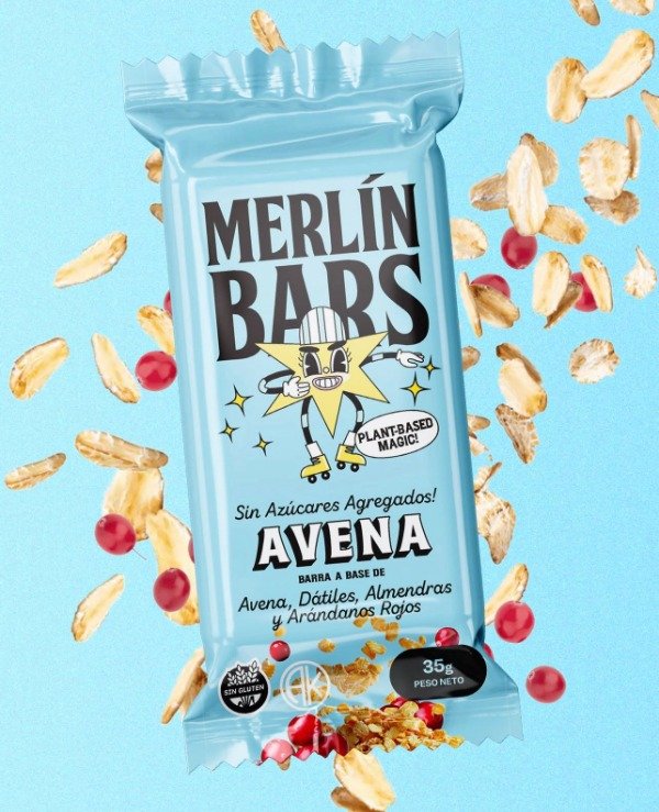 BARRA Avena y Dátiles SIN TACC 35 gr x 14 UNI - MERLIN FOODS