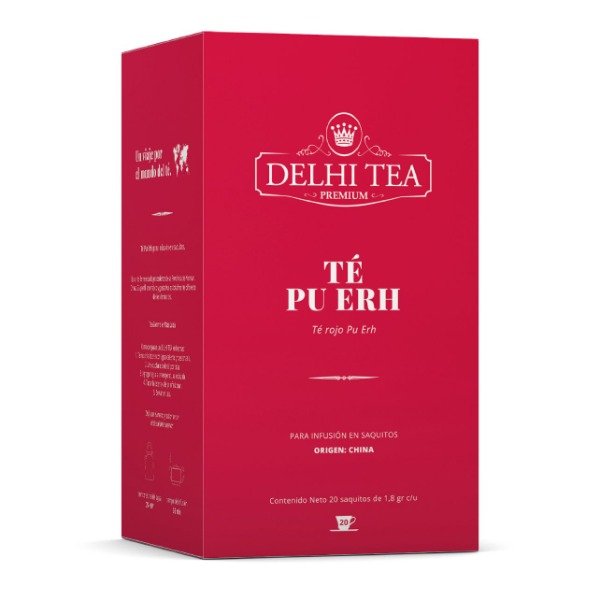Té PU ERH x 20 saquitos DELHI TEA