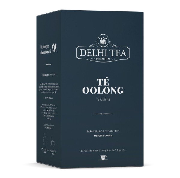 TÉ AZUL OOLONG x 20 saquitos DELHI TEA