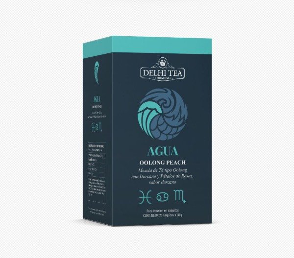 Té AGUA OOLONG PEACH x 20 saquitos DELHI TEA