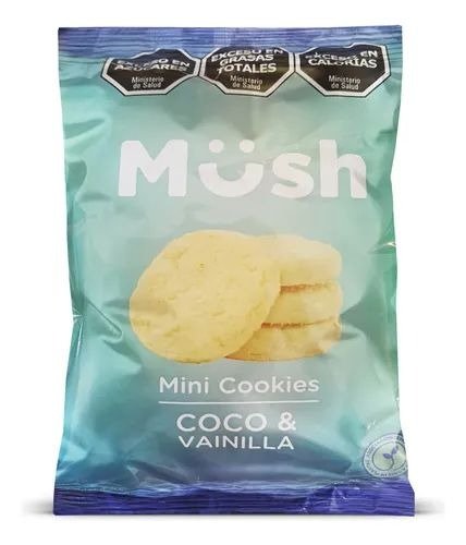 Mini COOKIES Coco y Vainilla x 120g MUSH SHIVA
