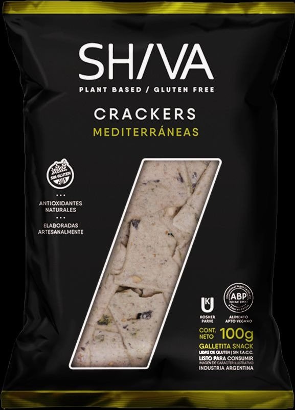 Crackers MEDITERRÁNEAS Sin Tacc x 100g SHIVA