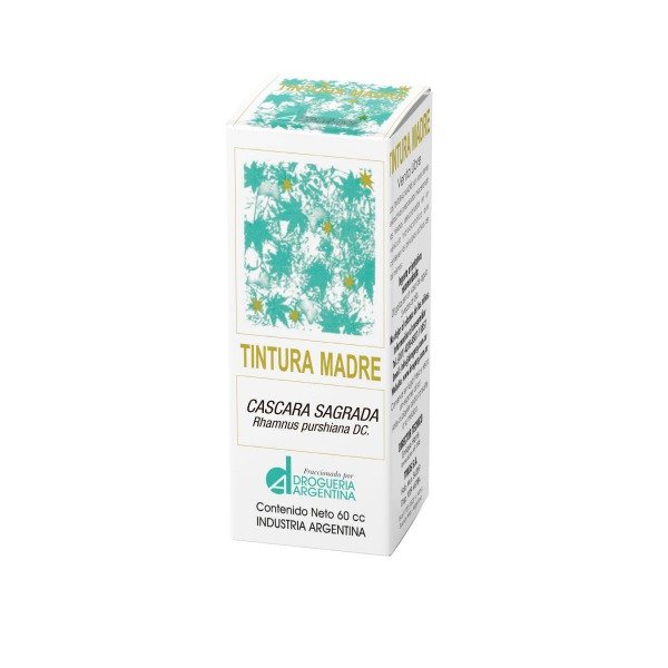 TINTURA MADRE Cascara Sagrada x 60cc DROGUERIA ARGENTINA