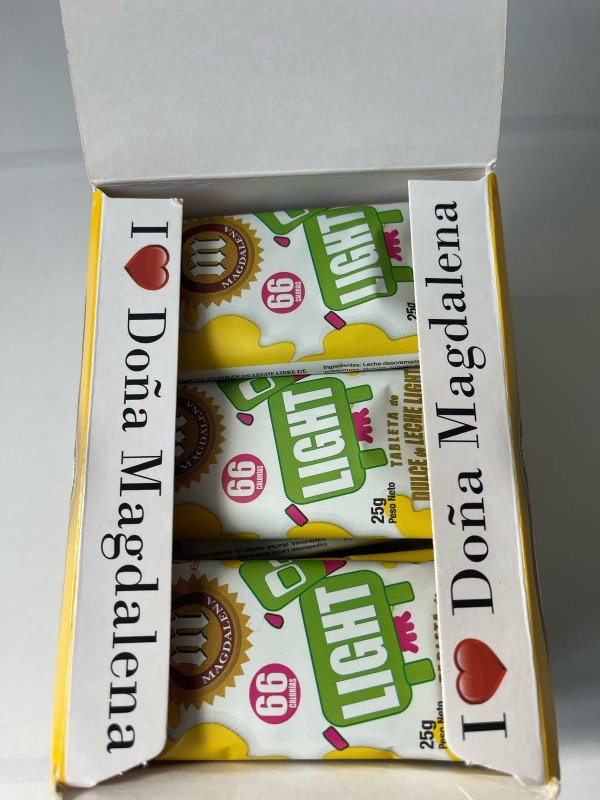 Tableta de Dulce de leche LIGHT x 18 uni DOÑA MAGDALENA