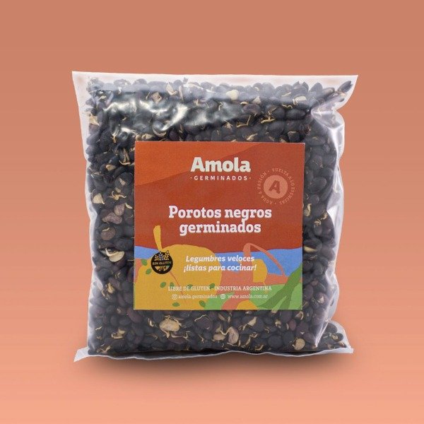 PROMO 2X1 Porotos Negros GERMINADOS x 250g SIN TACC AMOLA