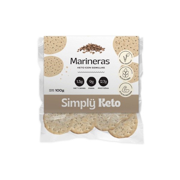 MARINERAS KETO con semillas x 100g SIMPLY KETO