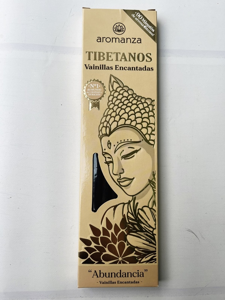 Sahumerios TIBETANOS VAINILLAS ENCANTADAS "Abundancia" x 8 uni AROMANZA