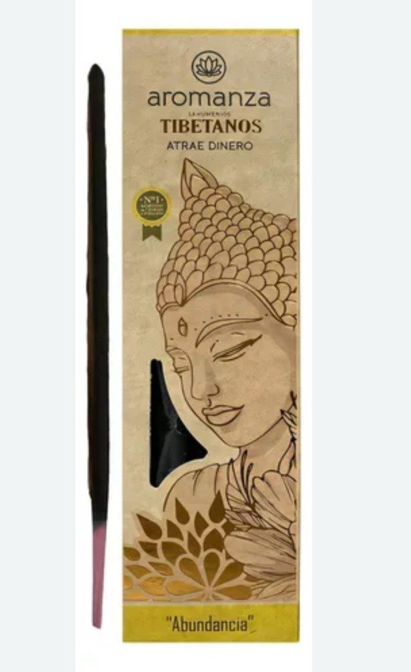 Sahumerios TIBETANOS ATRAE DINERO x 8 uni AROMANZA