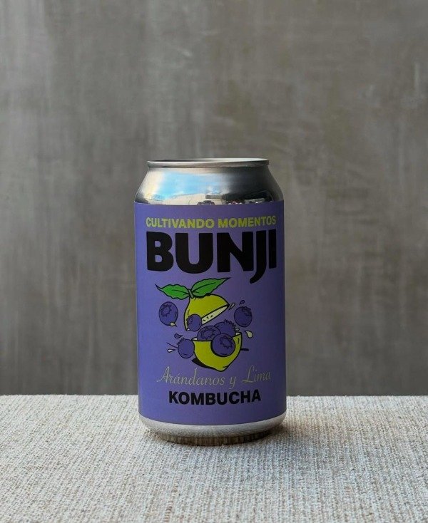 KOMBUCHA Arándanos y Lima lata x 354 ml BUNJI
