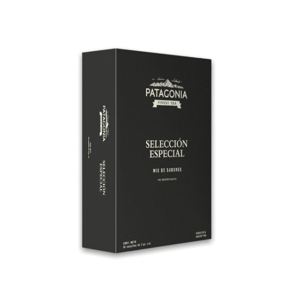 Mix de sabores SELECCIÓN ESPECIAL PATAGONIA x 30 saq PATAGONIA