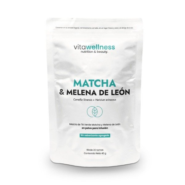 MATCHA y MELENA DE LEÓN x 40g DROGUERIA ARGENTINA