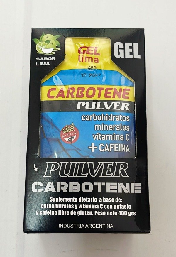 CARBOTENE GEL LIMA x 10 UNI de 40g PULVER