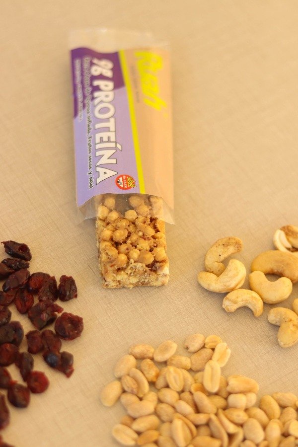 Barras SIN TACC x 40g 9G PROTEÍNA arándanos x 12 uni RUAH