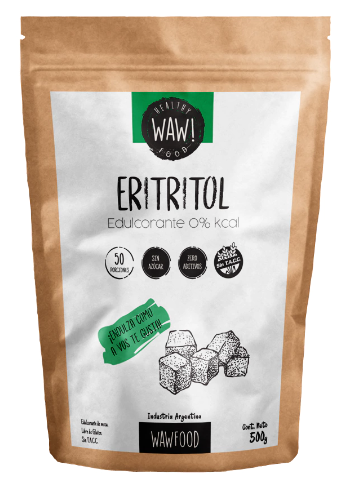 ERITITROL edulcorante 0 calorias SIN TACC X 500gr WAW FOOD