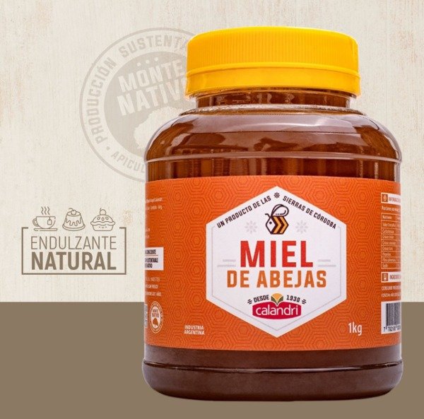 MIEL de abejas x 1kg CALANDRI