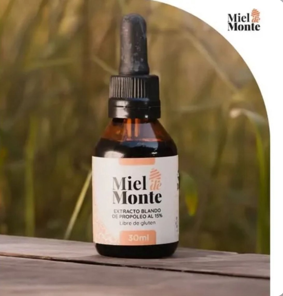 Propoleo al 15 porciento. Gotero de 3ml - MIEL DE MONTE