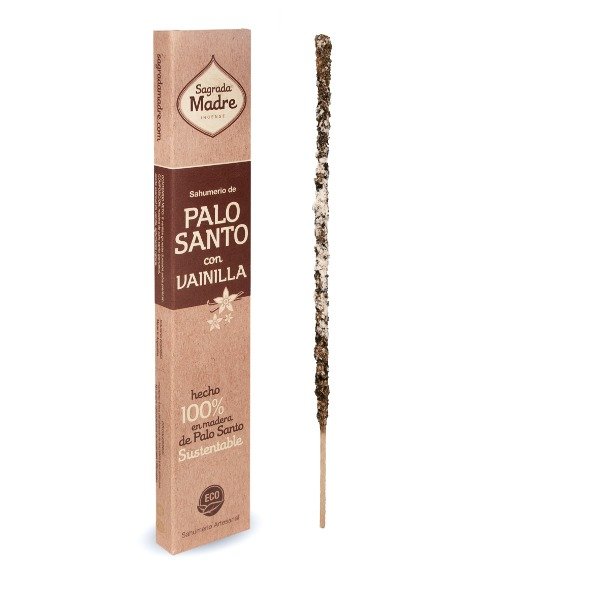 Sahumerio palo santo con VAINILLA Sagrada Madre