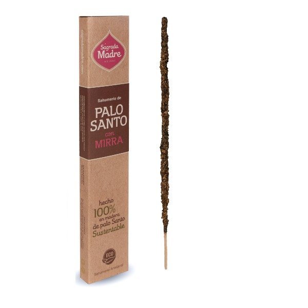 Sahumerio palo santo con MIRRA Sagrada Madre