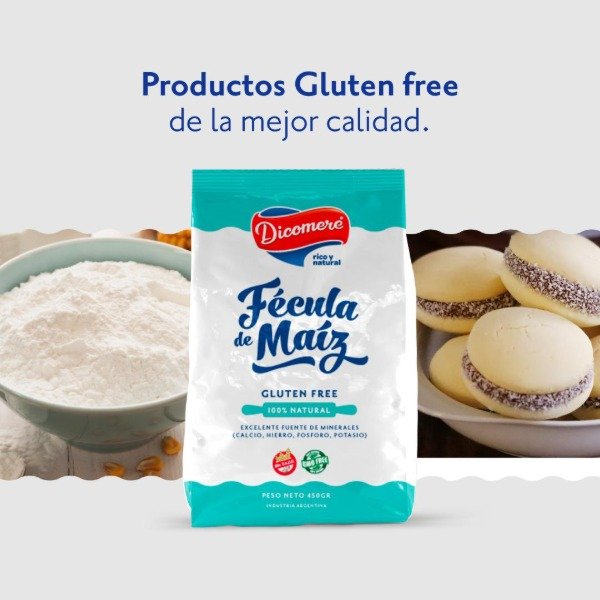 Fecula de maíz Nueva SIN TACC X 450gr Dicomere