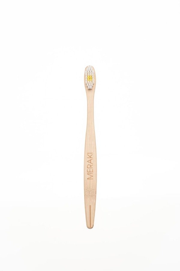 Cepillo de Dientes Adulto  Cerda SUAVE Amarilla MERAKI