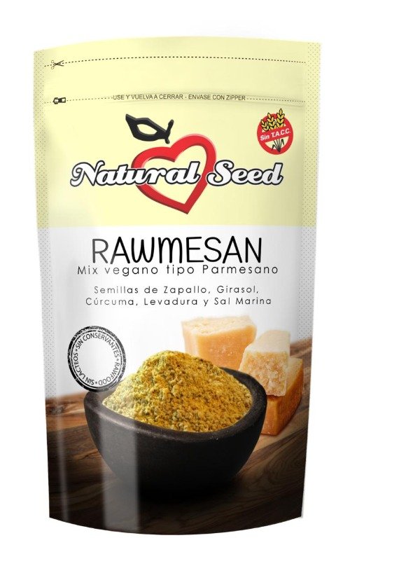 Rawmesan Mix Vegano Sin TACC x 150gr NATURAL SEED