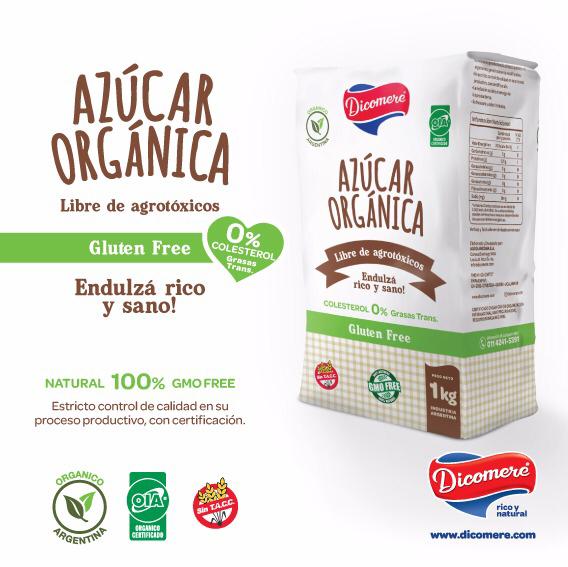 Azúcar Orgánica (sintacc) DICOMERE x  1kg