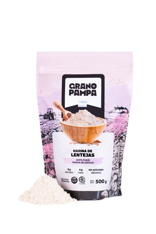 HARINA de LENTEJAS x 500g GRANO PAMPA