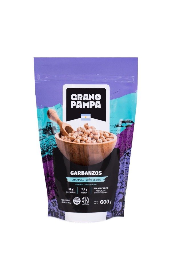 GARBANZOS Sin Tacc x 600g GRANO PAMPA