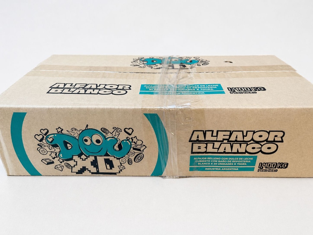 20% DTO VENC 7/26 CAJA de Alfajores BLANCO DOU XD x 20u