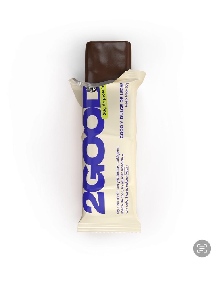 Barra Proteica Coco y Dulce de leche x 10 u 2GOOD