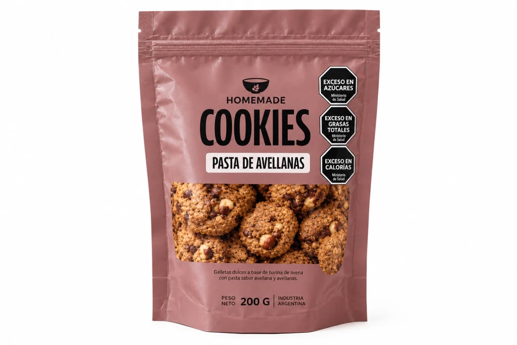 COOKIES Pasta de avellanas x 200g HOMEMADE
