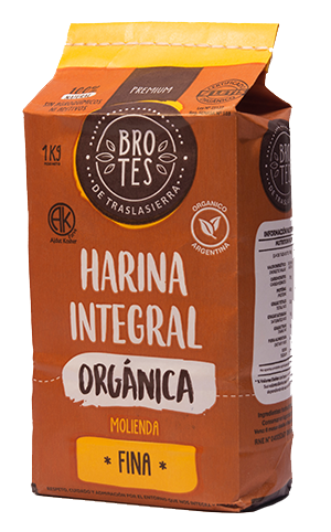 Harina Integral Trigo Orgánica FINA x 1kg BROTES