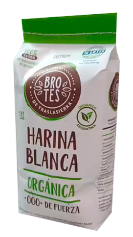 Harina Blanca Orgánica DE FUERZA 000 x 1kg BROTES