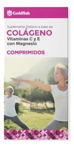 [DROGU20290298] Colágeno con Magnesio, Vitaminas C y E Blistera x 100 Comprimidos Goldfish