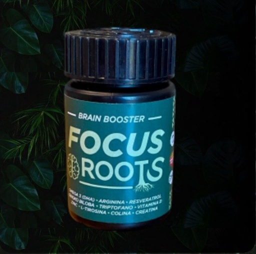 2x1 de Suplemento FOCUS ROOTS  x 60 cápsulas SIN TACC NATURAL ROOTS