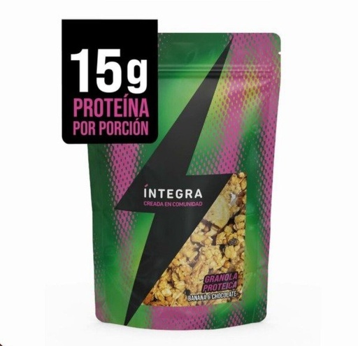 GRANOLA PROTEICA BANANA CHOCOLATE x 250g INTEGRA