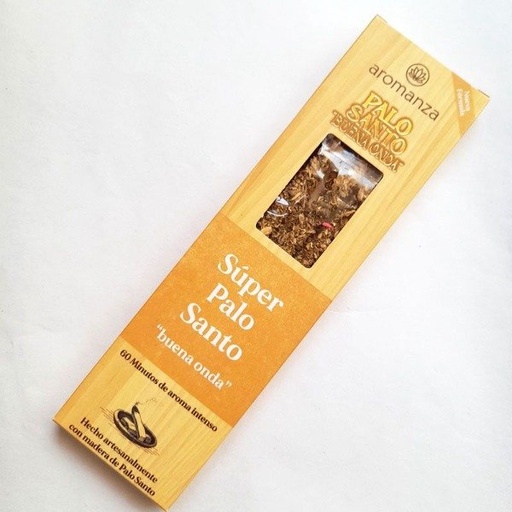 Sahumerios PALO SANTO Buena Onda SUPER PALO SANTO x 8 uni AROMANZA