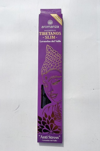 Sahumerios TIBETANOS SLIM Lavanda Del Valle "Anti Stress" x 10 Uni AROMANZA