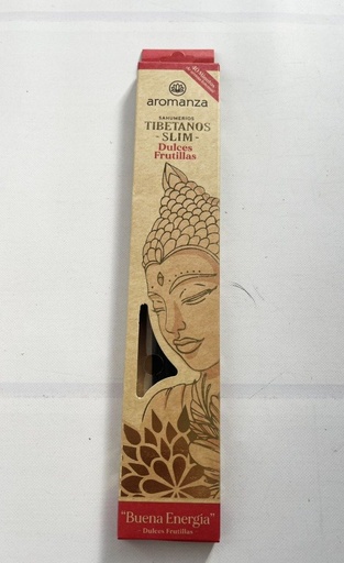 Sahumerios TIBETANOS SLIM Dulces Frutillas x 10 uni AROMANZA