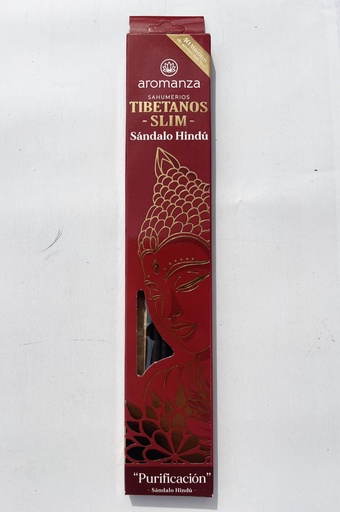 Sahumerios TIBETANOS SLIM Sándalo Hindú x 10 uni AROMANZA