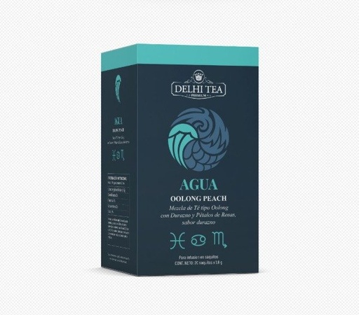 Té AGUA OOLONG PEACH x 20 saquitos DELHI TEA