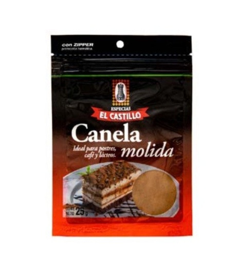 50% dto Vence 7/26 CANELA MOLIDA sobre x 25g PARA REPOSTERIA EL CASTILLO
