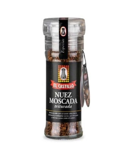 NUEZ MOSCADA triturada Molinillo x 50g EL CASTILLO