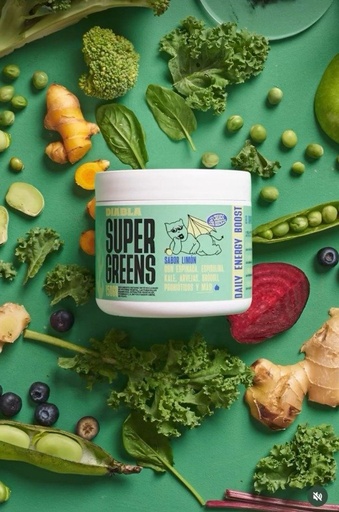 SUPER GREENS Sabor Limón x 150g DIABLA