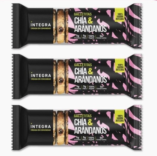 [INTG22087442] Galletitas CHÍA y ARÁNDANOS x 200g INTEGRA
